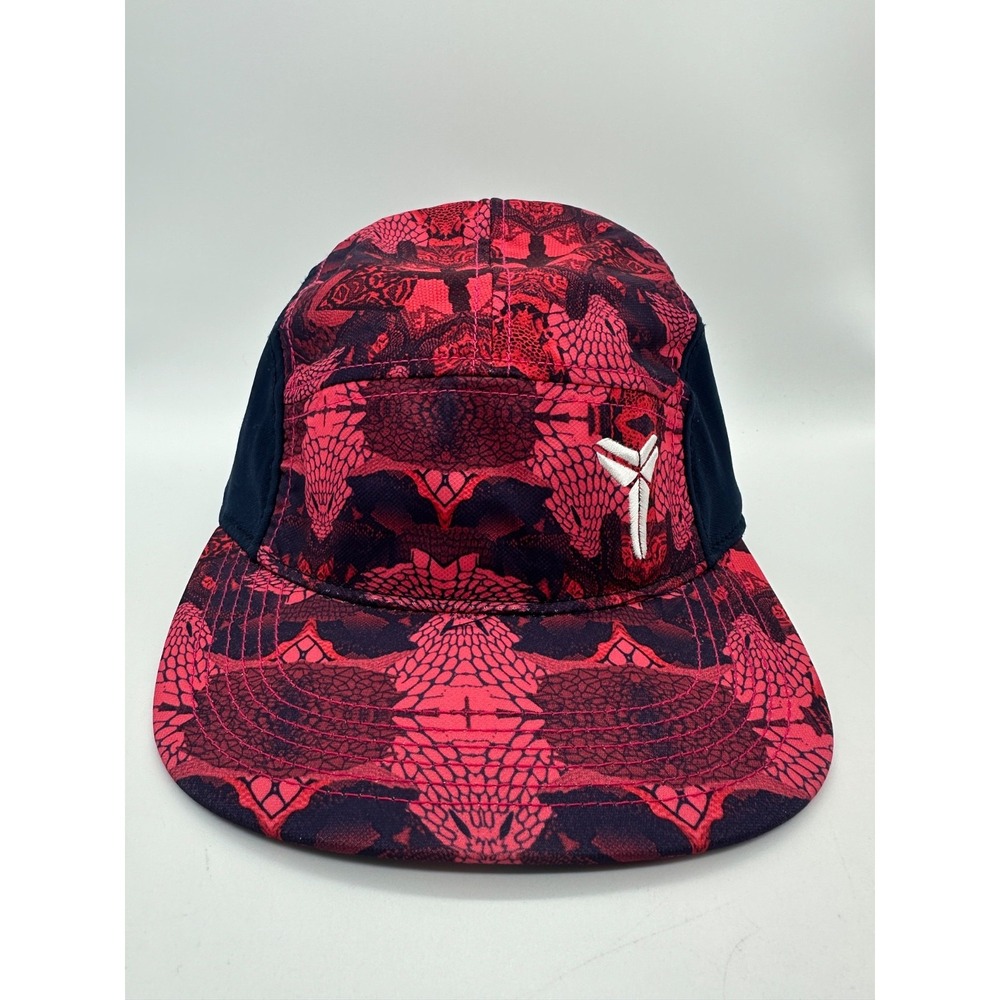 Nike Kobe Bryant 5 Panel Mamba Adjustable Hat Red Snake Print‎ AW84